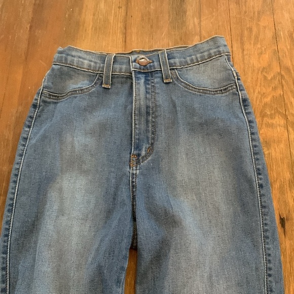 Fashion Nova High Waisted Medium Wash Skinny Jeans - Picture 3 of 6